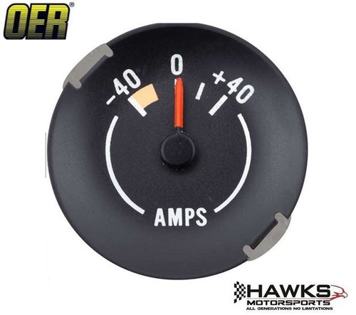  1970-1975 Camaro Dash Amp Gauge for Factory Gauge Cars OER 6473741