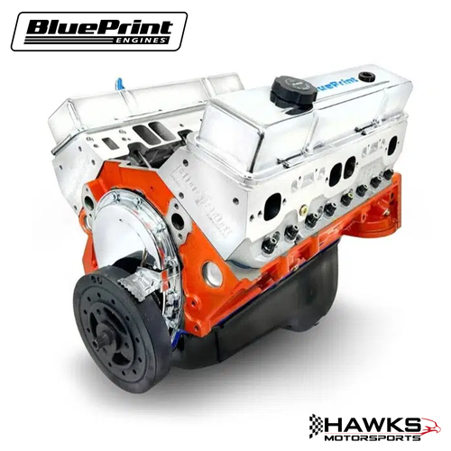 GM Small Block Compatible 383 c.i. Power Adder Engine - 415 Horsepower - Long Block, BluePrint Engines (BP38317CT1) Hawks Motorsports