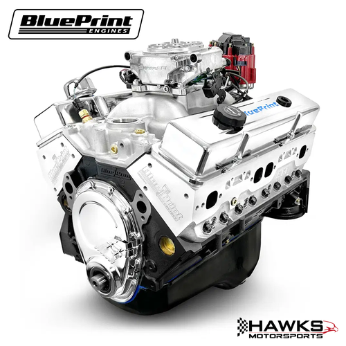 GM Small Block Compatible 350 c.i. Engine - 341 Horsepower - Base Dressed - Fuel Injected, BluePrint Engines (BP350CTF) Hawks Motorsports