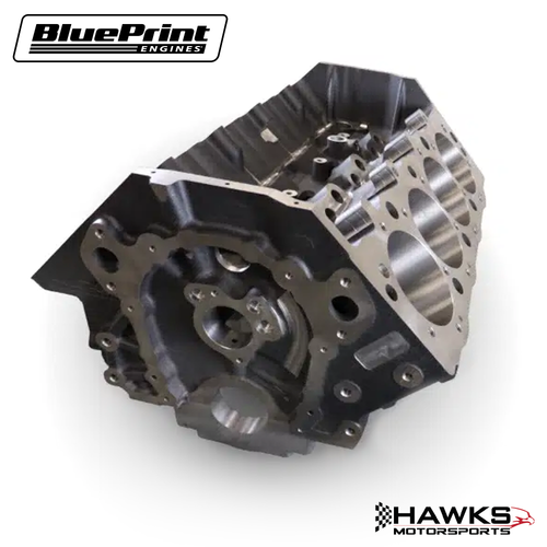 BPP12110332 GM Big Block Compatible Bare Engine Block - 9.800" Deck x 4.250" Bore - 2-Piece Rear Main Seal - SIAM Cylinder Bores - Steel Billet Main Caps - BluePrint Engines (BPP12110332)