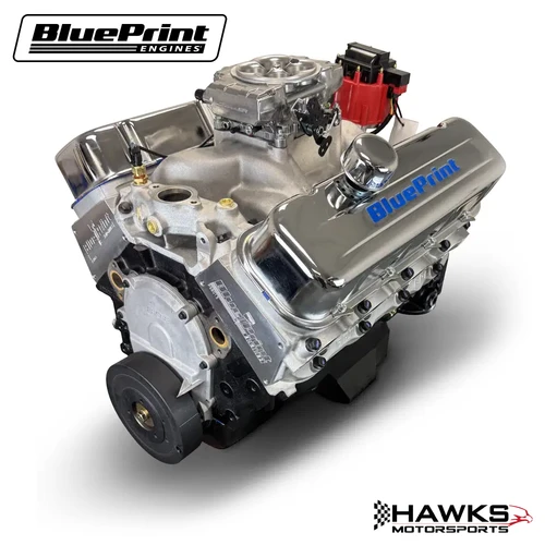 BP454CTF GM Big Block Compatible 454 C.I. Engine - 460 Horsepower - Base Dressed - Fuel Injected - Cruiser - BluePrint Engines (BP454CTF)