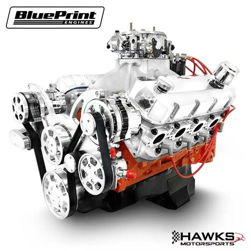 GM Big Block Compatible 598 c.i. Pro Series Engine - 741 Horsepower - Deluxe Dressed - Polished Pulley Kit - Carbureted (PS5980CTCK)