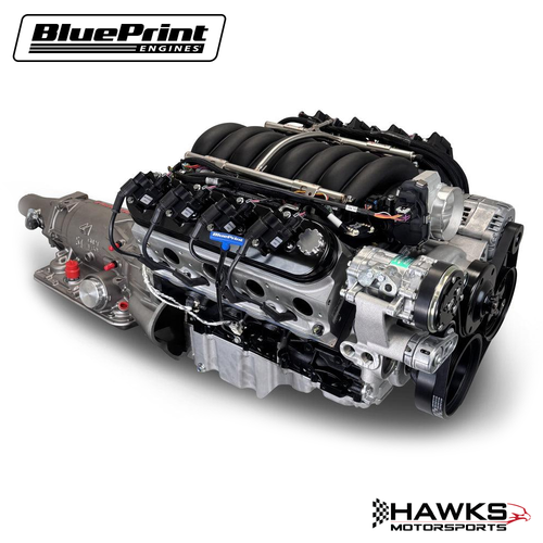 BLS42784L7 GM LS Compatible 427 c.i. Engine and 4L65/70E Automatic Transmission - 585 Horsepower - Standard Edition Builder Series - Holley Terminator X EFI System - BluePrint Engines (BLS42784L7)