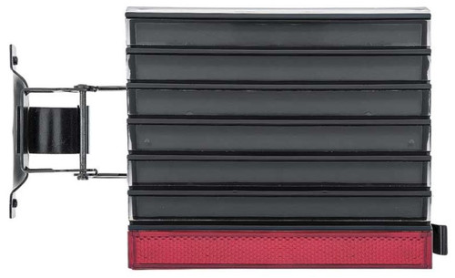 1979-1981 Pontiac Firebird Formula and Trans Am smoke fuel door with hinge bracket and spring, OER 5973870