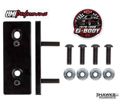 1978-1988 GM G-body 0.600-inch front sway-bar mount relocation spacer kit, UMI Performance 3068