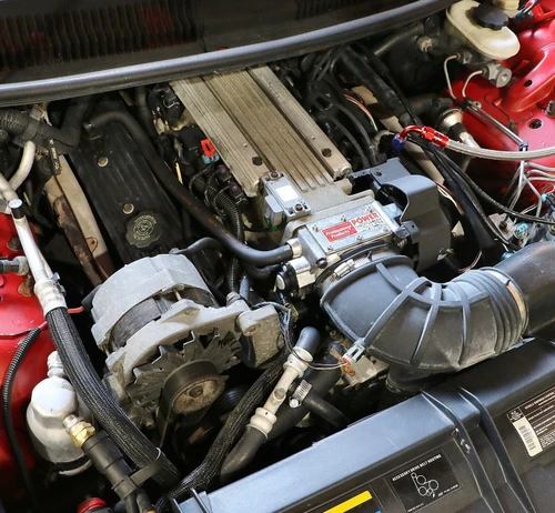 1993 Chevrolet Camaro Z28 LT1 350ci V8 engine and front accessory assembly