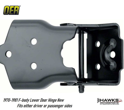 OER 9816926 lower door hinge for 1970-1981 Camaro Firebird and Trans Am