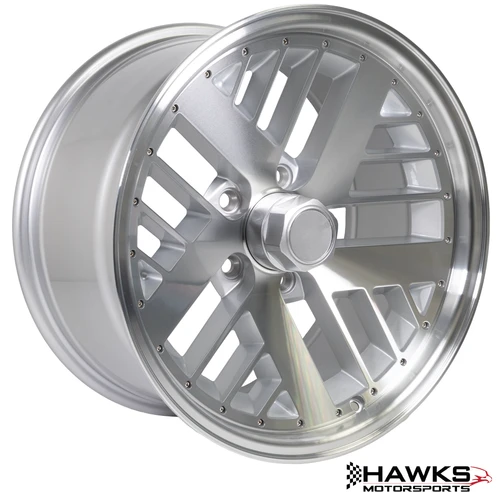 1988-1992 Firebird Formula 17x9 Silver Wheel, INDIVIDUAL, Hawks Restoration Parts HT179FORMULA