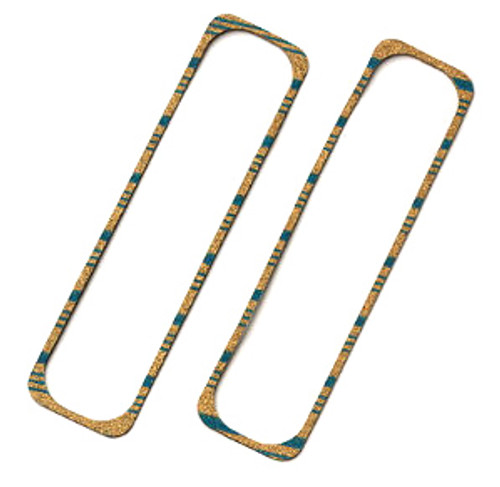 1986-1997 Chevy Small Block V8 Valve Cover Gaskets, CorkLam, Cork/Rubber with Steel core, Center Bolt, Pair