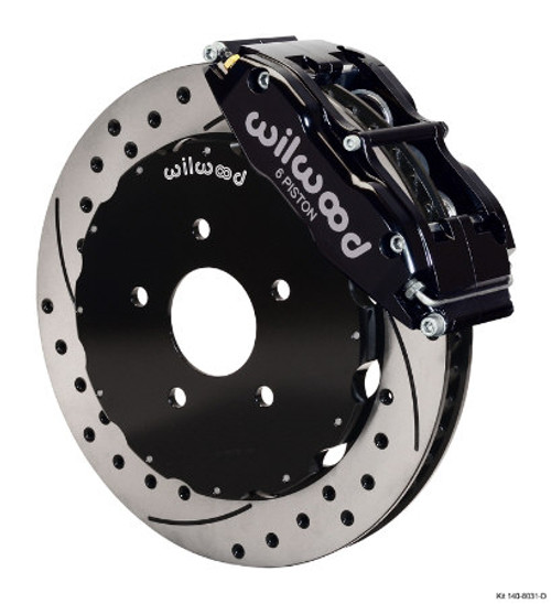  98-2002 Superlite 6R Big Brake Front Brake Kit (Hat) 14" Slotted Rotor, Wilwood 