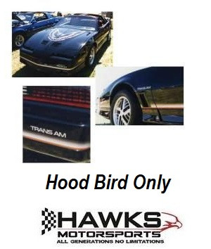 1985-1992 Pontiac Firebird Trans Am / GTA Large Outline-Style Hood Bird Decal, Phoenix Graphix 8587TA-1