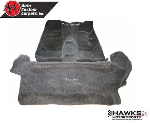 Mass-backed ACC molded replacement carpet for 1993-2002 Camaro hardtop and T-top models