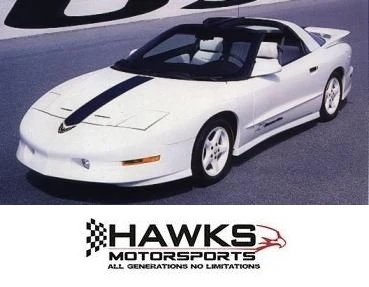 1993-1997 Pontiac Firebird Trans Am 25th Anniversary-Style Wide Center Stripe and Identification Decal Kit, Phoenix Graphix 9397FBTA 