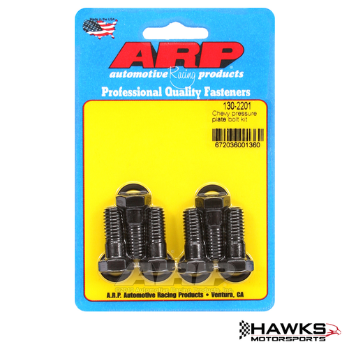 ARP 130-2201 pressure plate bolt kit for 82-92 Camaro and Firebird SBC applications, Hawks Motorsports