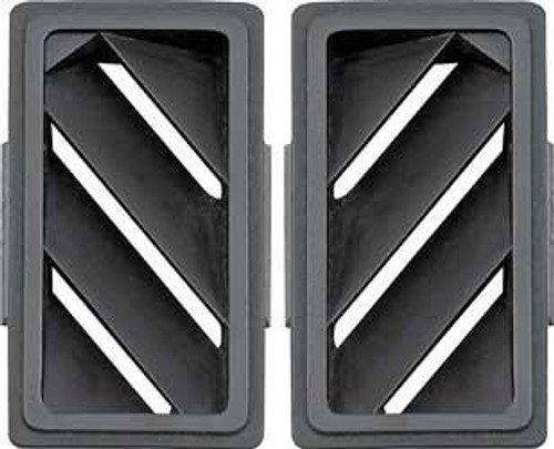 82-92 Camaro Dash Defrost Vents, Pair, Reproduction