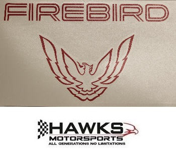 1993-1997 Pontiac Firebird / Formula Rear Taillight Filler-Panel Name and Bird Overlay Decal Set, Phoenix Graphix 9397FTB