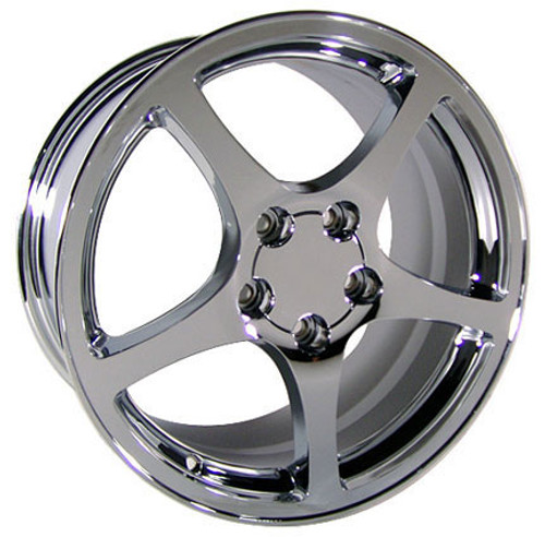 Corvette C5 Wheels Chrome 17x8.5, Set of 4