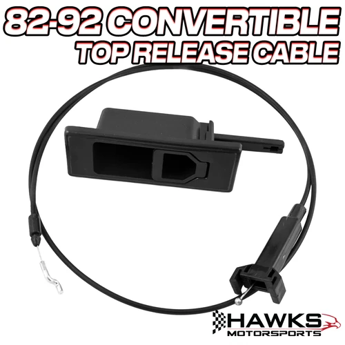 1989-1992 Camaro/Firebird Convertible Top Release Cable, Hawks Restoration Parts (HT12517351)