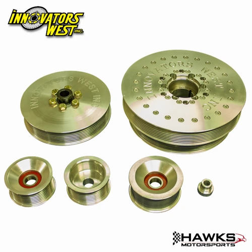 995-KIT 2006-2013 Chevrolet Corvette Z06 LS7 8-Rib Drive Conversion Kit with 10% Overdrive Damper, Innovators West (995-KIT) Hawks Motorsports