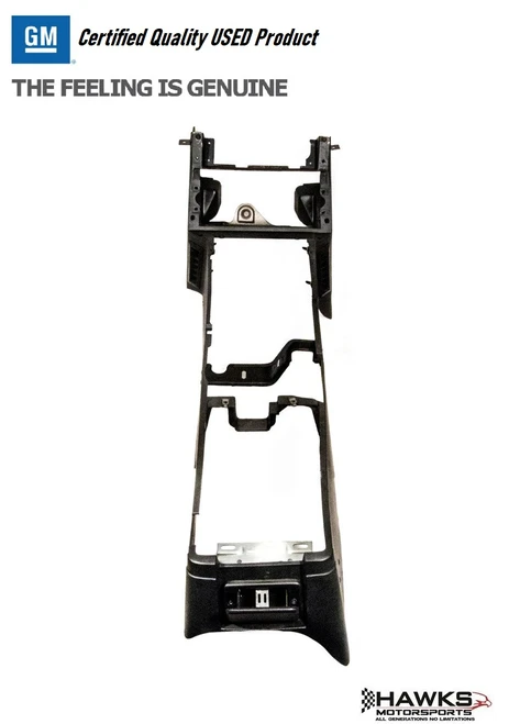 Used original GM lower center-console base for 1985-1992 Chevrolet Camaro models