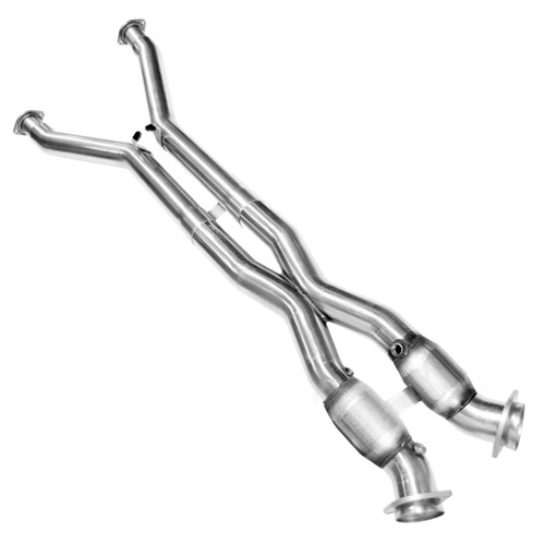 1997-2004 Chevrolet Corvette C5 3" Stainless Steel Green Catted X-Pipe 5.7L, Connects to 2.5" OEM Style Exhaust, Kooks