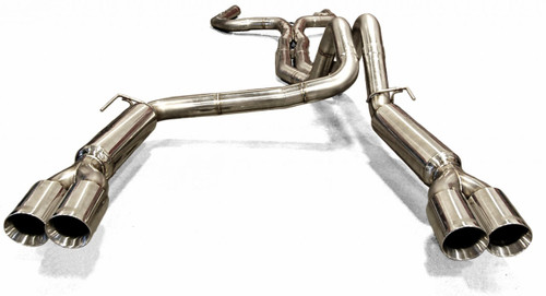 1998-2002 Camaro / Firebird LS1 5.7L, 3" Stainless Steel GREEN Catted True Dual Exhaust System w/ Quad Tips, Kooks