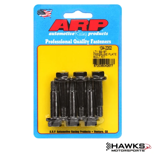 134-2202 1993-1997 Camaro/Firebird LT1 6-Speed Pressure Plate Bolt Kit, Set of 6, ARP (134-2202) Hawks Motorsports