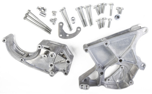 Holley Accessory Drive Bracket Kit for LS Series Engines, Fits Sanden SD508 or SD7 Compressor