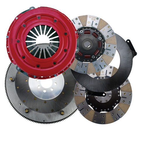 2009-2013  Corvette ZR1 Clutches Force 10.5 900 Series Street Dual II Clutch Set, 1300+ ft/lbs of holding power, RAM 