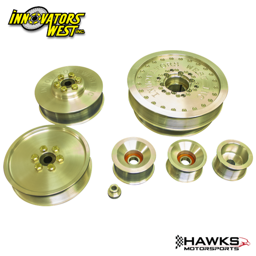 903-KIT LS1/LS2/LS6 Corvette 10-Rib Drive Conversion Kit with 10% Overdrive Harmonic Damper, Innovators West (903-KIT) Hawks Motorsports