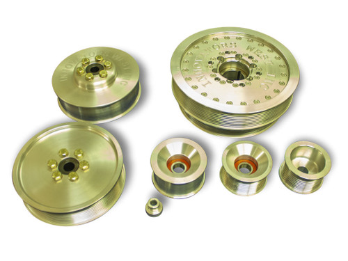 Corvette LS1, LS2, LS6, LS3 10 Rib Drive Conversion Kit with 10% Overdrive Balancer