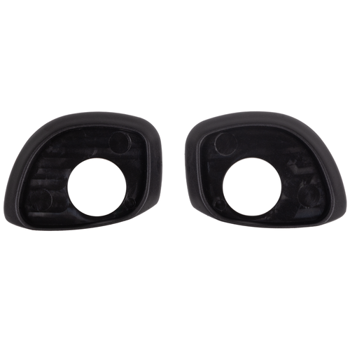 1987-1990 Firebird GTA/Trans Am Door Handle Bezel Trim, New Reproduction, Hawks Restoration Parts, Pair, Black
