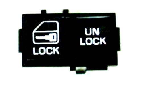 1982-1989 Camaro & 1982-1992 Firebird Power Lock Switch, Reproduction, White Font 1982-1989 Camaro & 1982-1992 Firebird Power Lock Switch, Reproduction, White Font