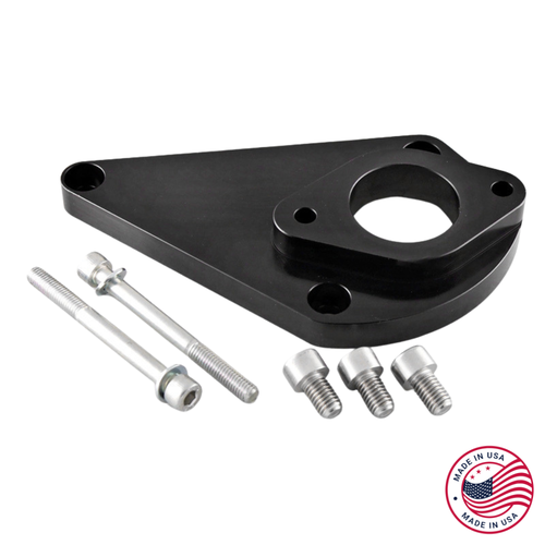 1998-2002 Camaro/Firebird Power Steering Bracket, LS1, Billet Aluminum, Black, Hawks Motorsports