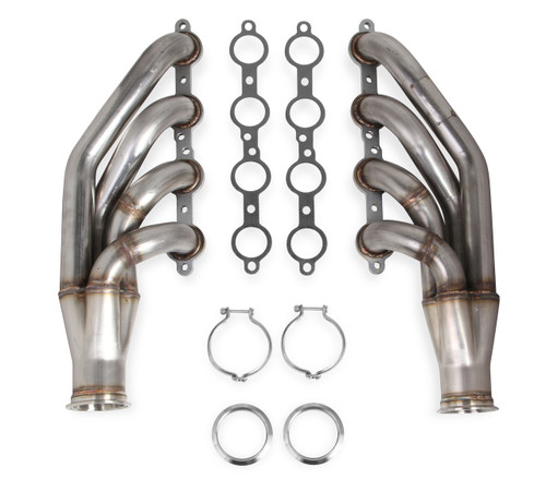 LS Turbo Headers (Up and forward) 1-7/8" 409SS Natural Finish, Flowtech 