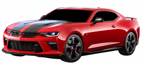 2016-2018 Chevrolet Camaro SS V8 Coupe or Convertible GM-Licensed Rally Stripe Kit, Phoenix Graphix 16CAMRSV8