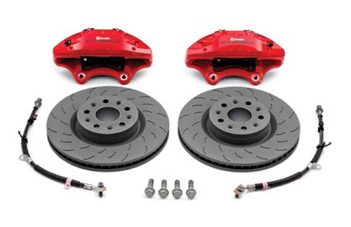 2016 Camaro Chevrolet Performance Brembo Performance Front Brake Package (Four-Piston Calipers) -2016 Camaro 2.0L Turbo & LT V6