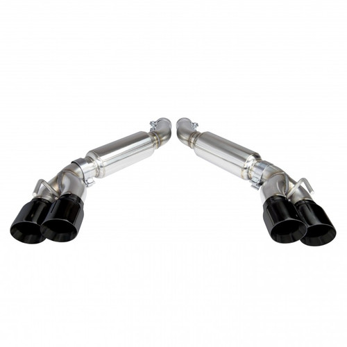 Kooks, 2016-20 Camaro SS/ZL1 V8 LT1/LT4 6.2L 3" Axle Back Exhaust w/ Quad Black Tips