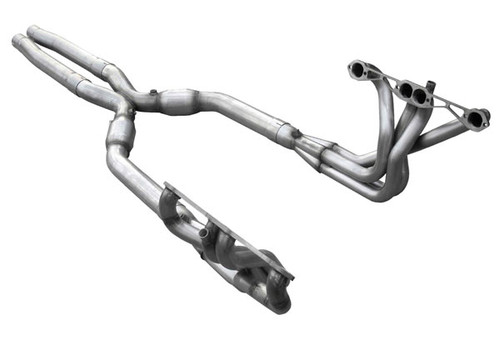 1992-1996 C4 Corvette Headers, Long System, 1-3/4" x 3", With X-Pipe, With Cats, American Racing 