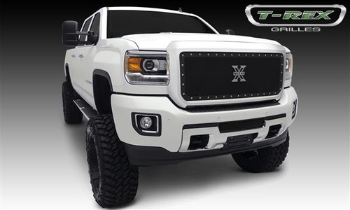 2015 GMC Sierra 2500HD/3500HD T-Rex X-Metal Black Main Grille Insert