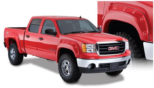 2007-2013 GMC Sierra 1500 BOSS Pocket Style Fender Flares, Select Bed Size