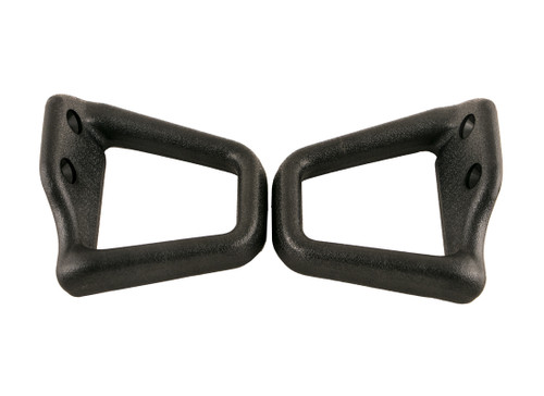 1993-2002 Camaro / Firebird Coupe Ebony / Black Seat-Belt Shoulder Guides, Pair