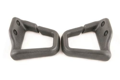 1993-2002 Camaro/Firebird Convertible Graphite Gray Seat Belt Shoulder Guide-Pair, New Reproduction