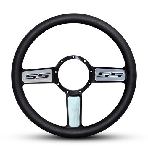 Camaro SS Billet Steering Wheel Black Highlight Spokes