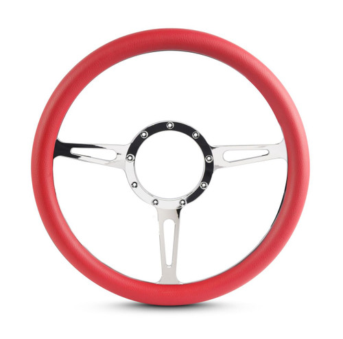 Classic Billet Steering Wheel Clear Anodize Spokes