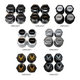 1987-1992 Firebird GTA 17x9 Wheel Kits, Set of 4, Gold, Includes Center Caps and Lug Nuts, Hawks Restoration Parts