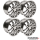 1993-2002 Camaro SS 17x9 Chrome 10-Spoke Wheel Set, Set of 4, Wheels Only, Hawks Restoration Parts HT179SS35-C