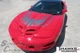 1998-2002 Pontiac Firebird Trans Am 1973-1977-Inspired One-Color Ram Air Hood Bird Decal, Screaming Chicken 4th-70s-bird 
Matte Dark Silver