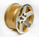 1982-1992 Camaro Firebird 17x9 Gold 1988-1990 IROC-Z Wheel Kit, Set of 4, Includes Center Caps and Lug Nuts, Hawks Restoration Parts HT179IROCZGOLD-KIT