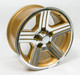 1982-1992 Camaro Firebird 17x9 Gold 1988-1990 IROC-Z Wheel Kit, Set of 4, Includes Center Caps and Lug Nuts, Hawks Restoration Parts HT179IROCZGOLD-KIT